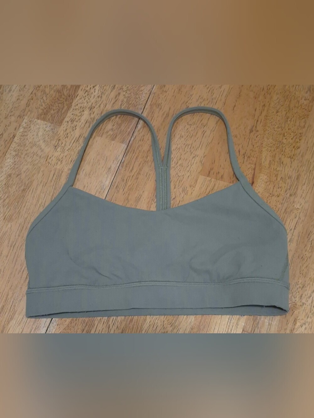 Lululemon Flow Y Nulu Bra Tidewater Teal Size 6
